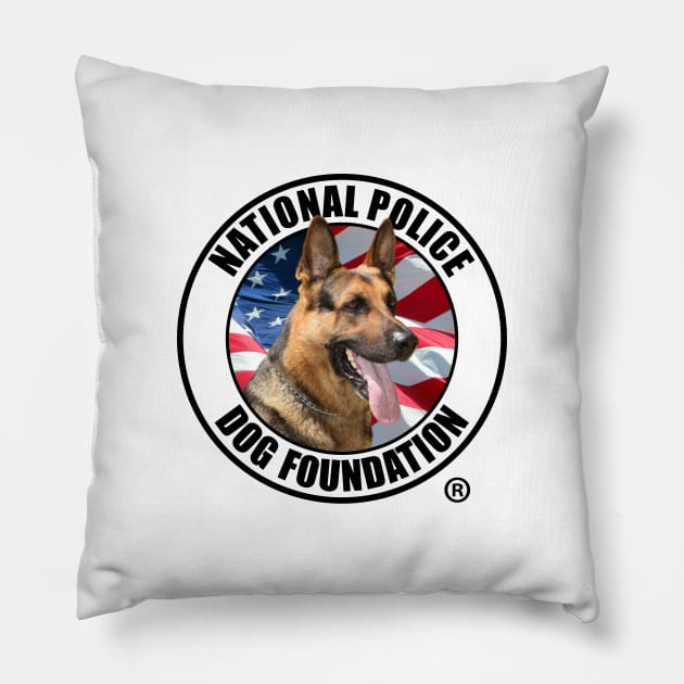 NPDF Logo Pillow by National Police Dog Foundation