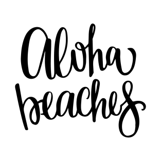 Aloha beach Summertime lettering T-Shirt