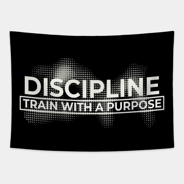 Discipline: Train with a Purpose Tapestry by Inspire8