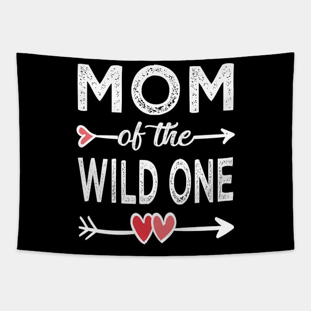 mom of the wild one Tapestry by Bagshaw Gravity