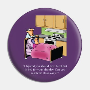 Funny Husband and Wife Birthday Humor Pin