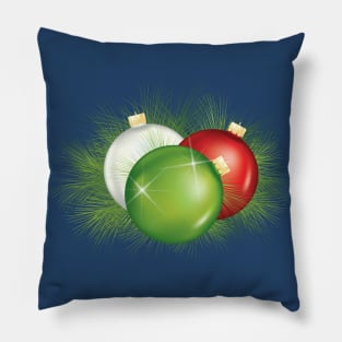 Holiday Ornaments Pillow