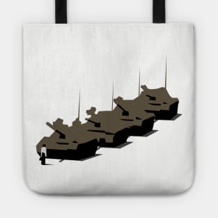 Tank Man Vector Graphic Tote