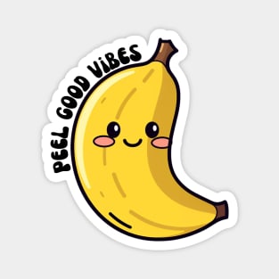 Peel Good Vibes Banana Magnet