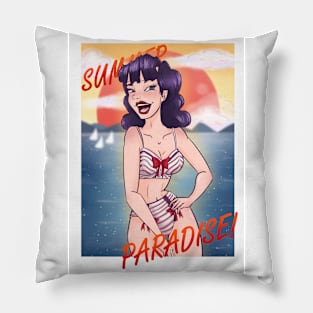 Vintage Paradise Pillow