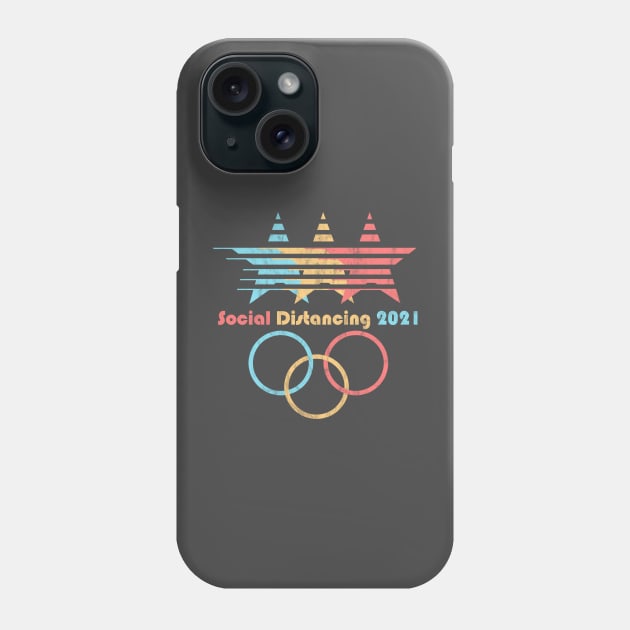 Social Distancing 2021 Phone Case by karutees