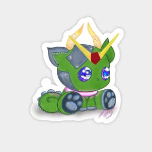 Cute ciborg creature Magnet