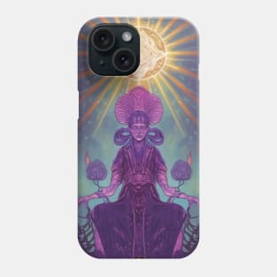 Mystical Goddess Tarot Card Phone Case