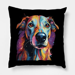 Greyhound Rainbow Pillow