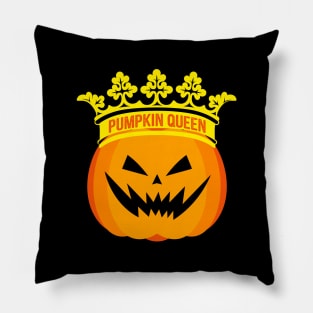 Pumpkin Queen Funny Halloween Shirt Season Scary Costume Pillow