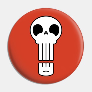 Long Skull Pin