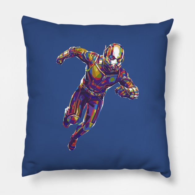 Ant Man in Action Pillow by Paradox Studio