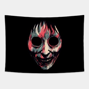 Horror scary face Tapestry