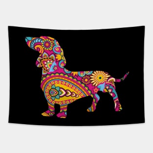 Doxie Paisley Vibe Tapestry