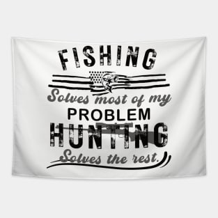 Fishing and hunting lover Tapestry