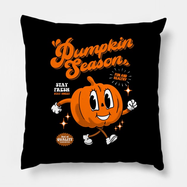 Pumpkin Season Pillow by DrawingsFromHell