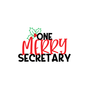 One Merry Secretary T-Shirt