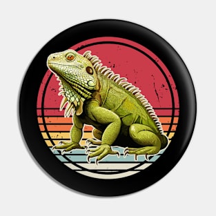 Iguana Retro Vintage Pin