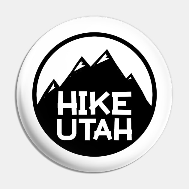 Hike Utah T-Shirt Pin by HolidayShirts