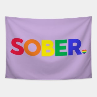 Sober Pride Colors Tapestry