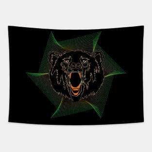 Bear Wild Angry New Tapestry