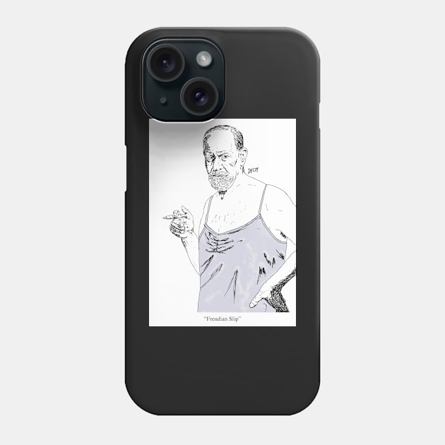 Freudian Slip Phone Case by TheRatbagCo