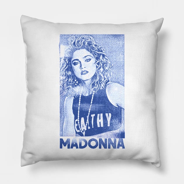 Madonna // Original 80s Vintage Faded Style Design Pillow by DankFutura