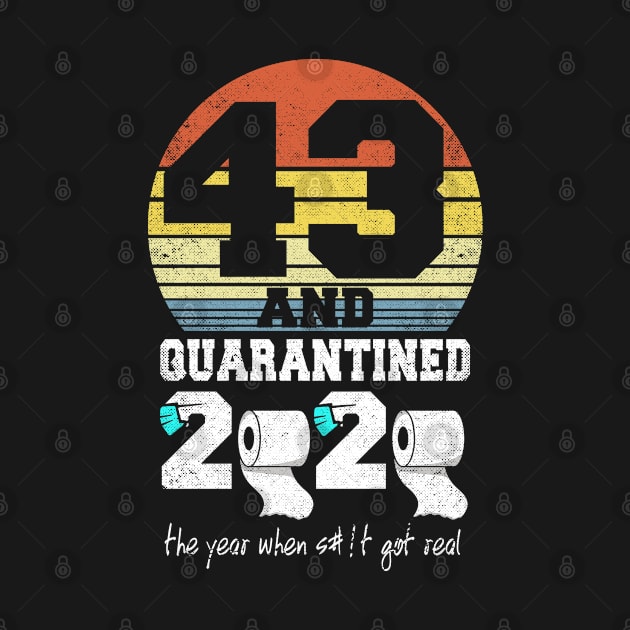 43rd birthday gift quarantined 2020 by mohazain