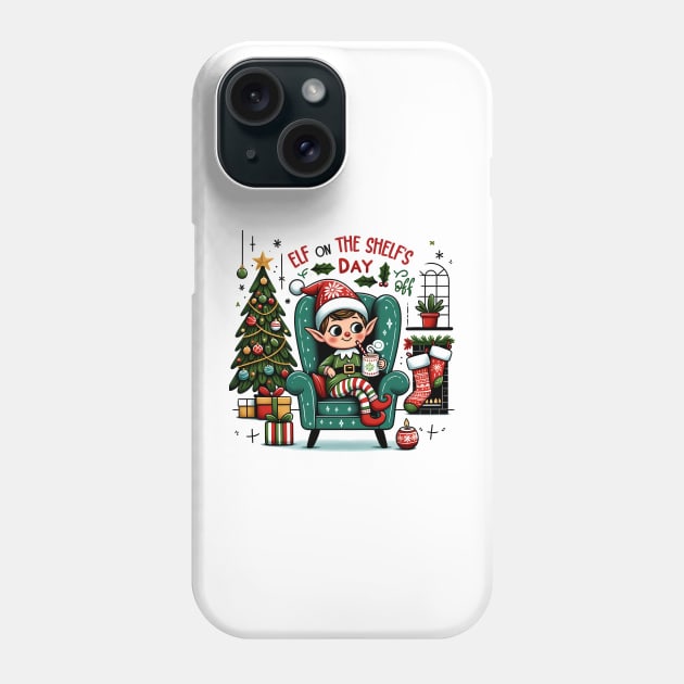 Elf on the shelf's Day off Phone Case by MZeeDesigns