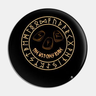 Witches Runes - Black Pin