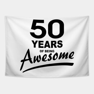 50 Years of being AWESOME Tapestry