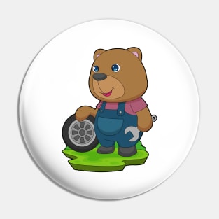 Bear Mechanic Car tire Pin