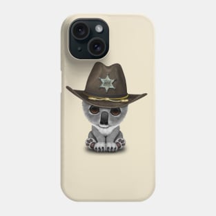 Cute Baby Koala Bear Sheriff Phone Case