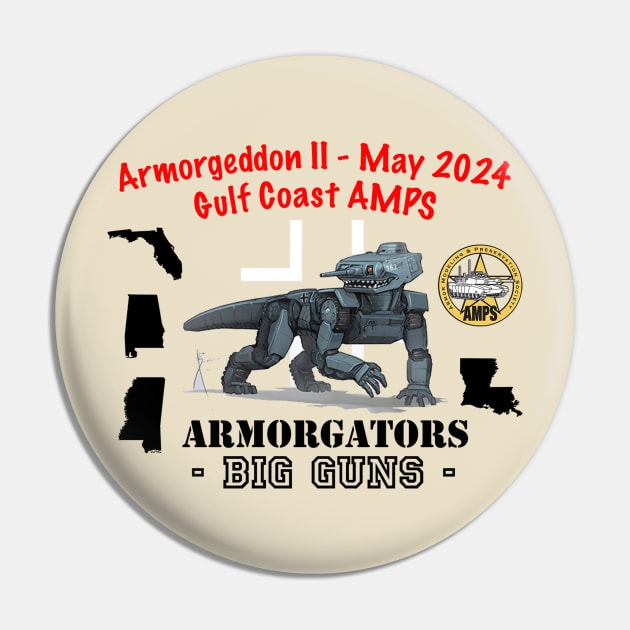 Armorgeddon II / Transparent Pin by Armorgators