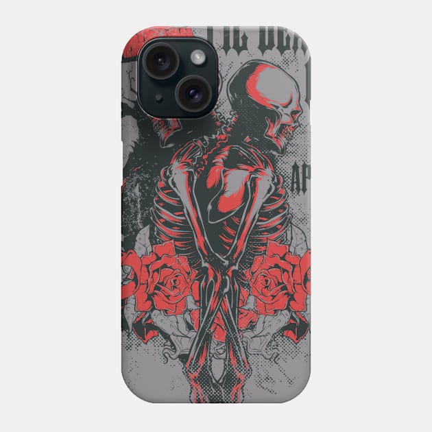 Til Death Do Us Apart Phone Case by nzdesigns