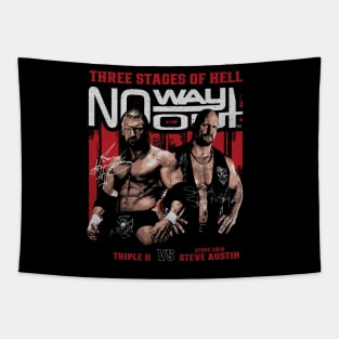 Triple H Vs. Stone Cold Steve Austin No Way Out Tapestry