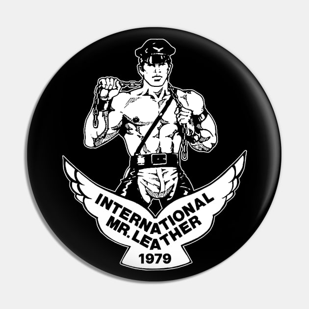 International Mr. Leather Vintage Retro Gay LGBT Chicago Pin by WearingPride