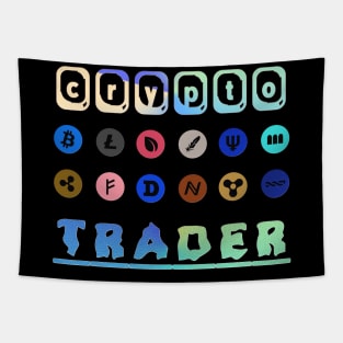 Crypto Trader Bitcoin & Cryptocurrency Tapestry