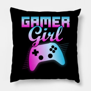 Gamer Girl Funny Video Gaming Game Controller Graphic Gift Pillow