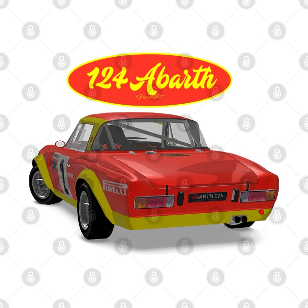 abarth 124 2 Back by PjesusArt