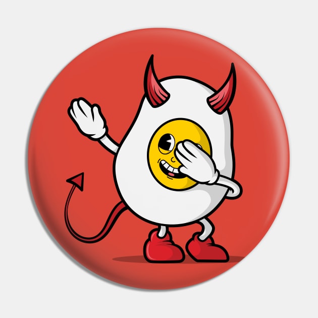 Deviled Egg mood Pin by PrintSoulDesigns
