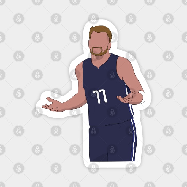 Luka Doncic Magnet by SickSticksCo