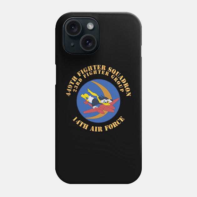 449th Fighter SQ 23rd Fighter Group 14th AF X 300 Phone Case by twix123844