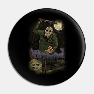 Camp Crystal Lake Pin