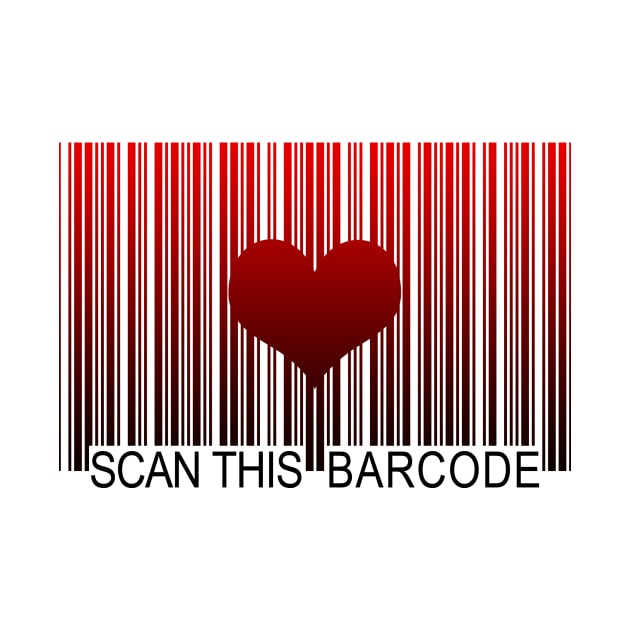 i love you barcode by somatosis