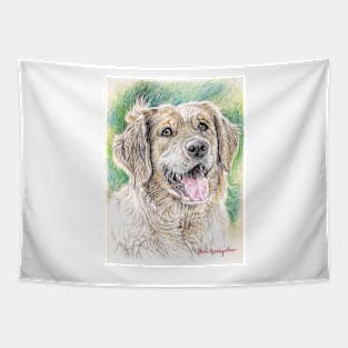 Golden Retriever Tapestry