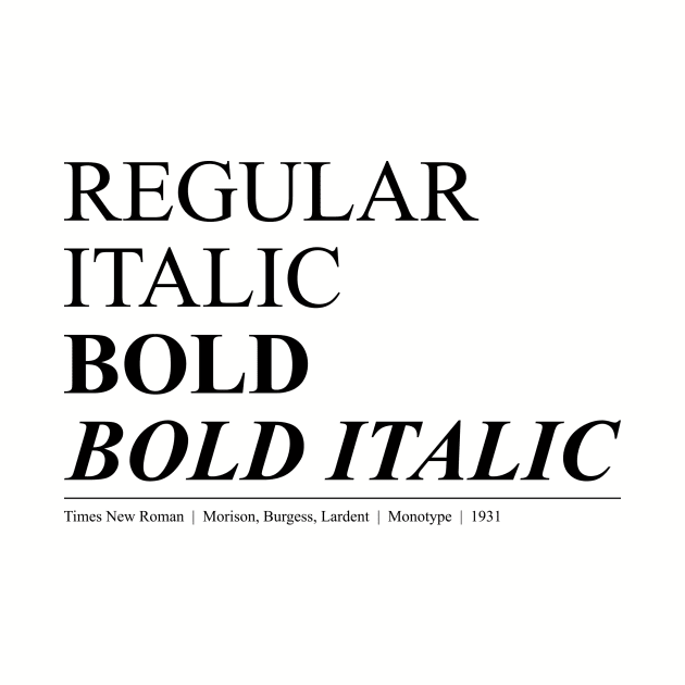 Times New Roman Font by ax3