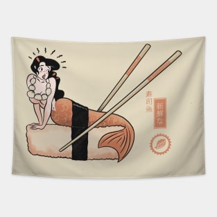 Mermaid Sushi Tapestry