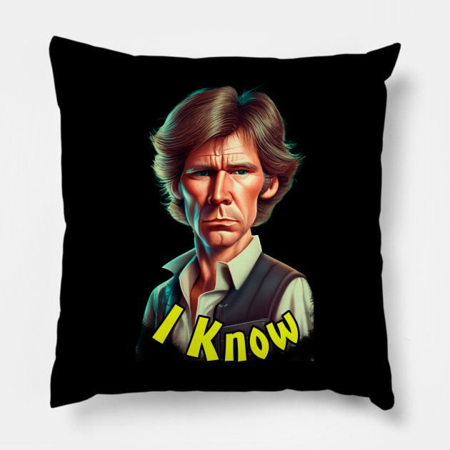 I Know Pillow by Henry Drae