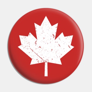 Canada Pride | Vintage Style, Retro Canadian Maple Leaf Pin